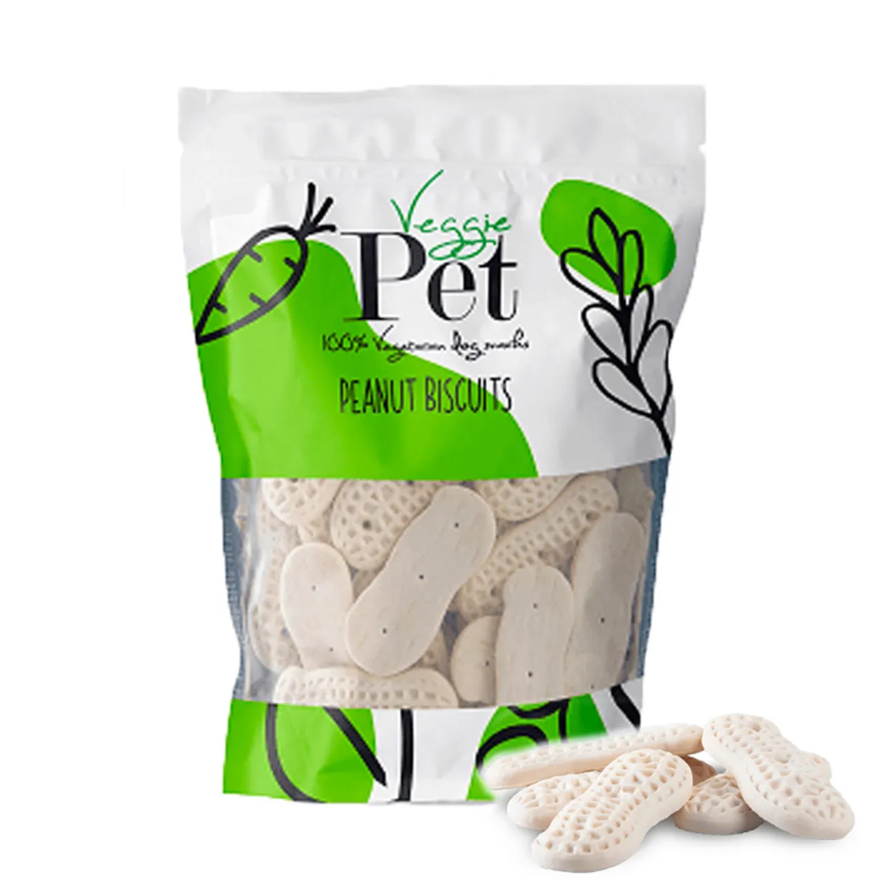 VeggiePet Jordnøddekiks 100 g